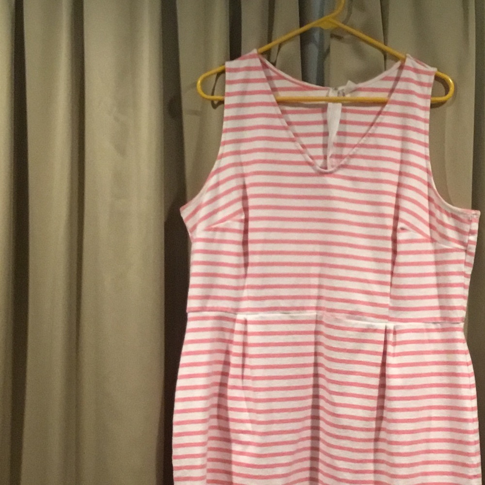 Old Navy Pink Stripe Dress XXL